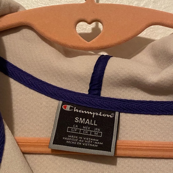 Champion Faux Fur Hoodie with 3/4 Zipper - Picture 3 of 5